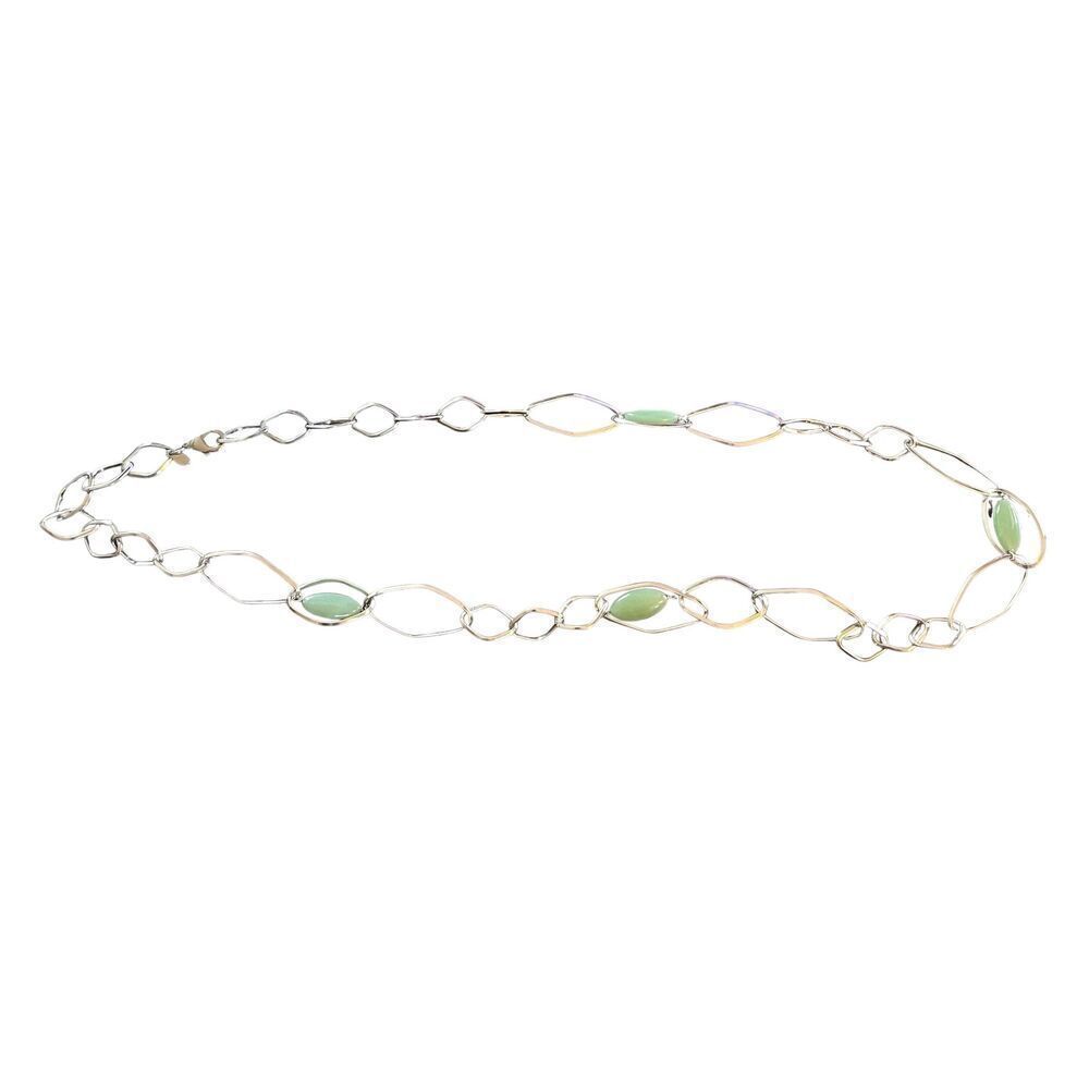 Vintage Italian Simona Collini Necklace Chain Stainless 36"